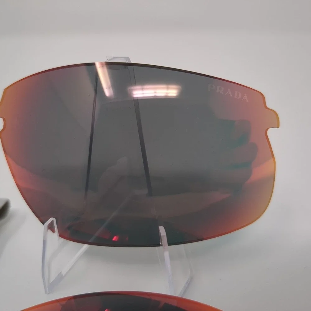 Prada Linea Rossa PS07YS/PR07YS Replacement Lens Orange Red Mirror NEW Authentic